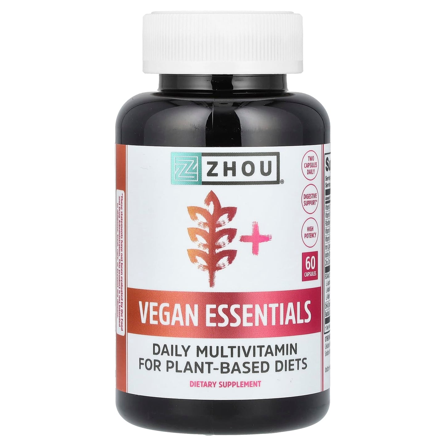 Zhou Nutrition, Vegan Essentials, 60 Capsules - Image 1