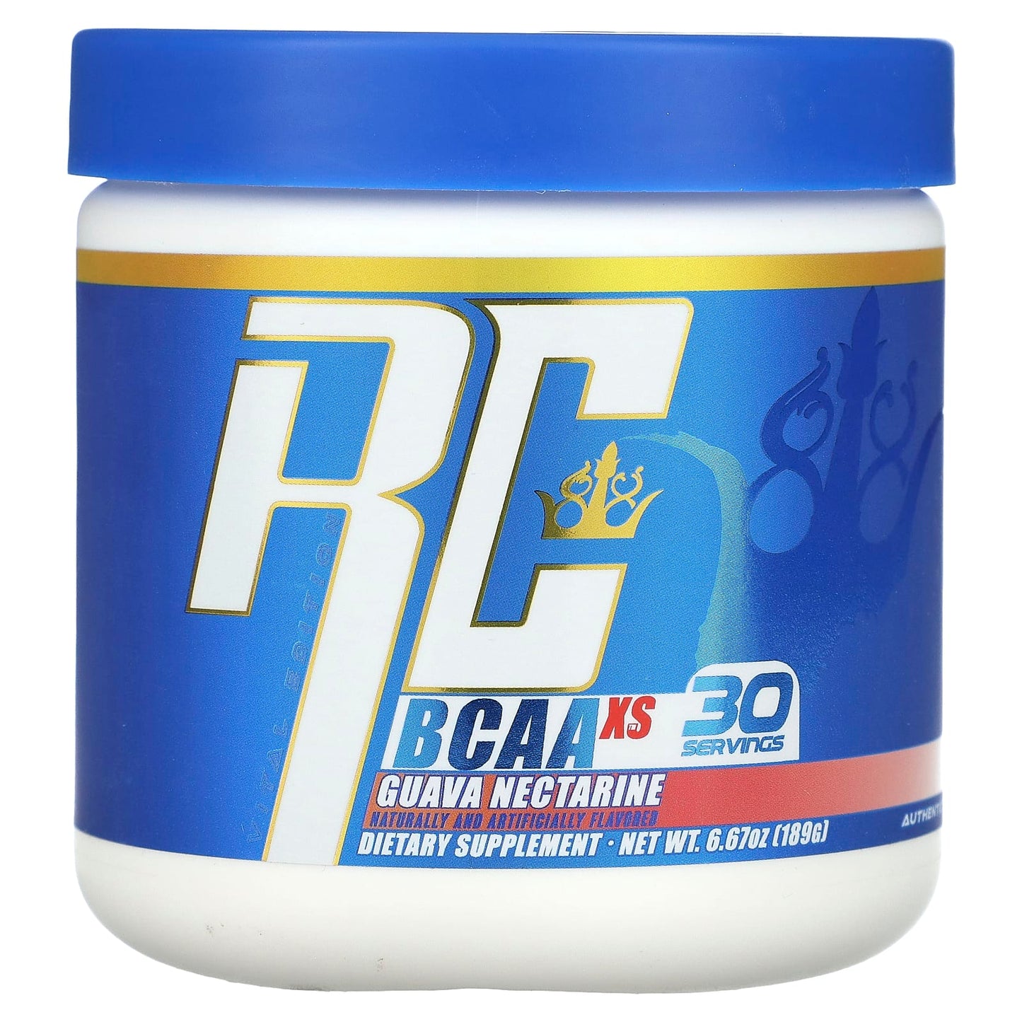 Ronnie Coleman, Vital Edition, BCAA XS, Guava Nectarine, 6.67 oz (189 g) - Image 1