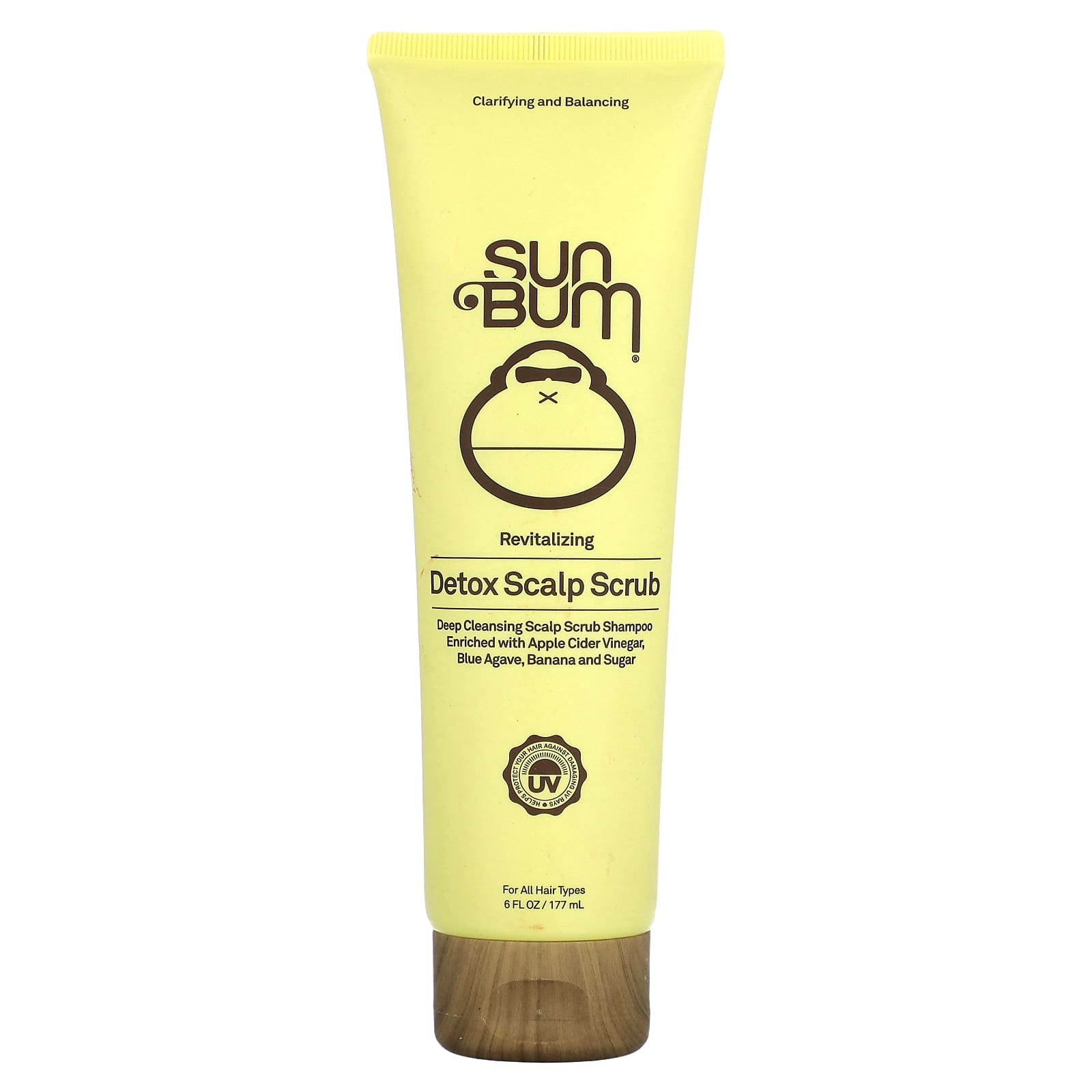 Sun Bum, Revitalizing Detox Scalp Scrub, 6 fl oz (177 ml) - Image 1