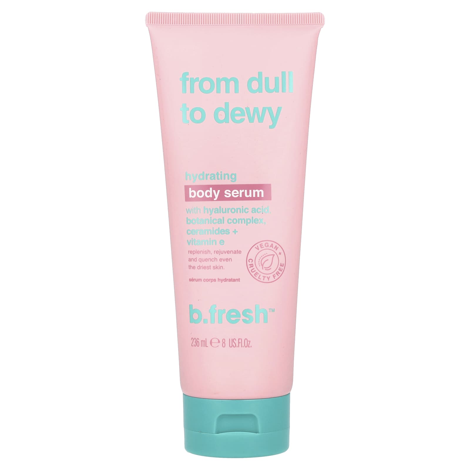Get Dewy Skin with b.fresh Hydrating Body Serum, 8oz, Vegan & Cruelty-Free - Image 1