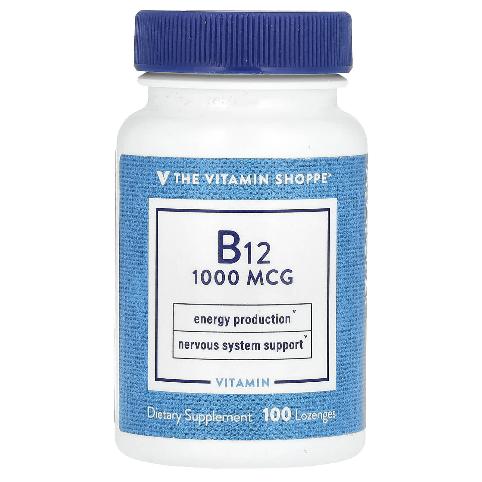 The Vitamin Shoppe, Vitamin B12, 1,000 mcg, 100 Lozenges - Image 1