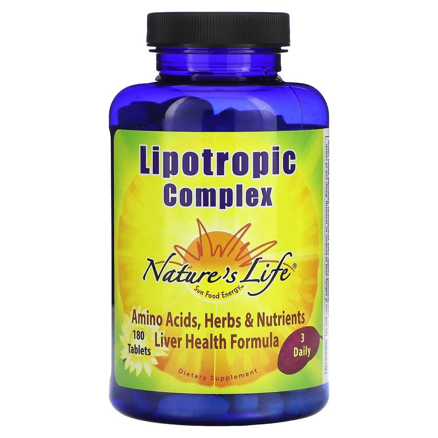 Nature's Life, Lipotropic Complex, 180 Tablets - Image 1