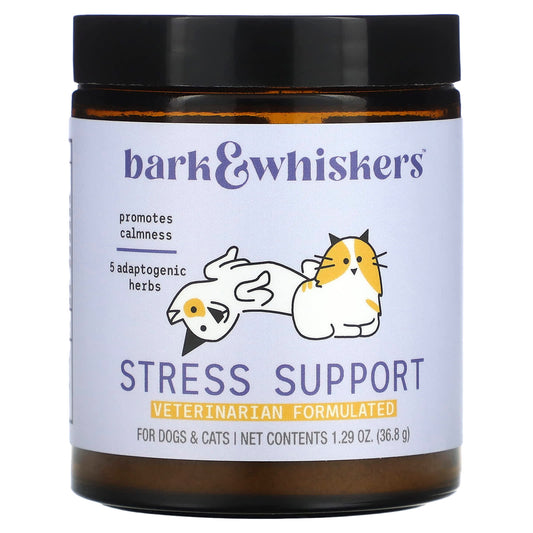 Dr. Mercola, Bark & Whiskers™, Stress Support, For Dogs & Cats, 1.29 oz (36.8 g )
