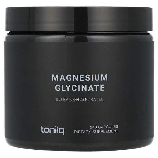 Toniiq, Magnesium Glycinate, 240 Capsules (150 mg per Capsule) - Image 1