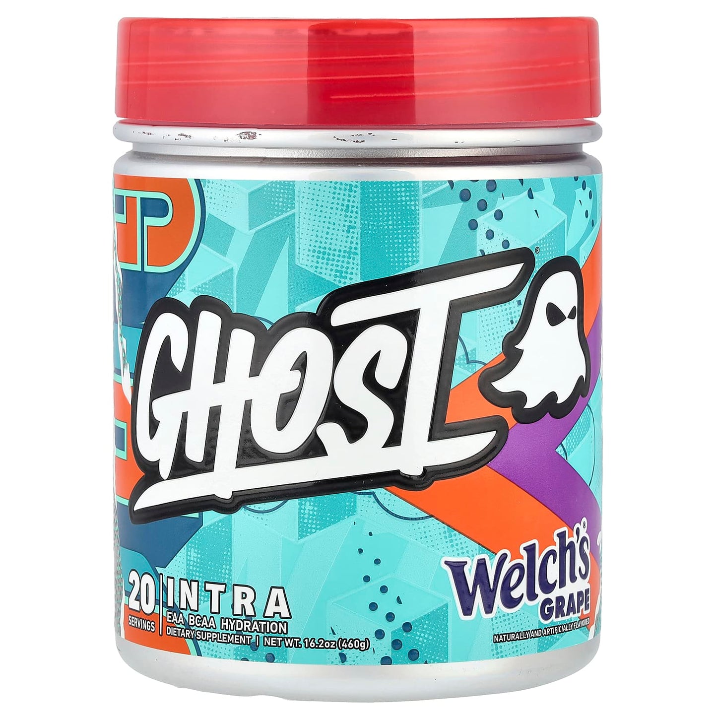 Ghost Intra, Welch's Grape, 16.2 oz - Pre-Workout Hydration - Image 1