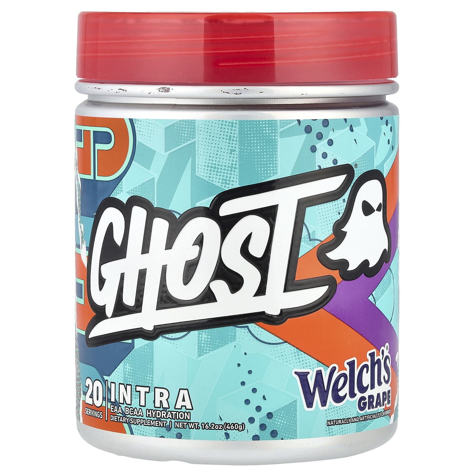 Ghost Intra, Welch's Grape, 16.2 oz - Pre-Workout Hydration - Image 1