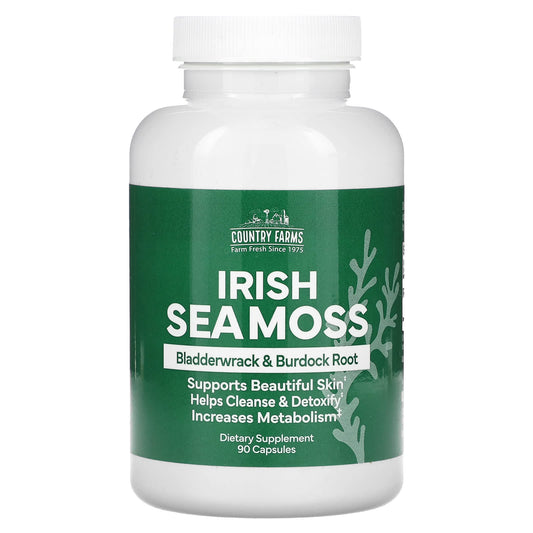 Irish Sea Moss Capsules for Beautiful Skin & Detox - 90 Capsules - Image 1
