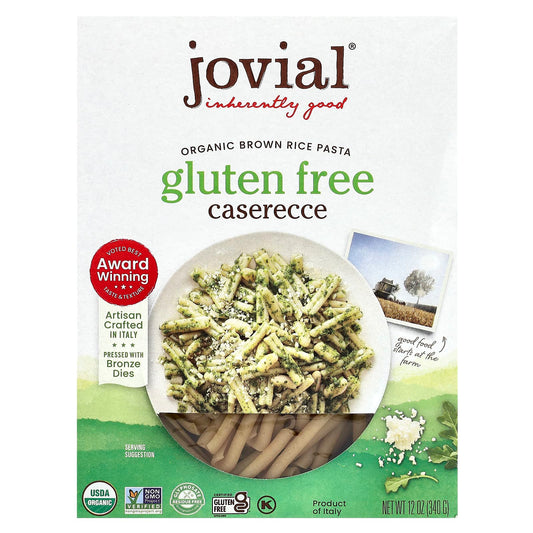 Jovial, Organic Brown Rice Pasta, Caserecce, 12 oz (340 g)