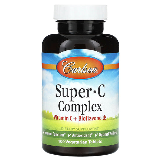 Carlson Super C Complex Vitamin C Immune Function & Antioxidant Support - Image 1