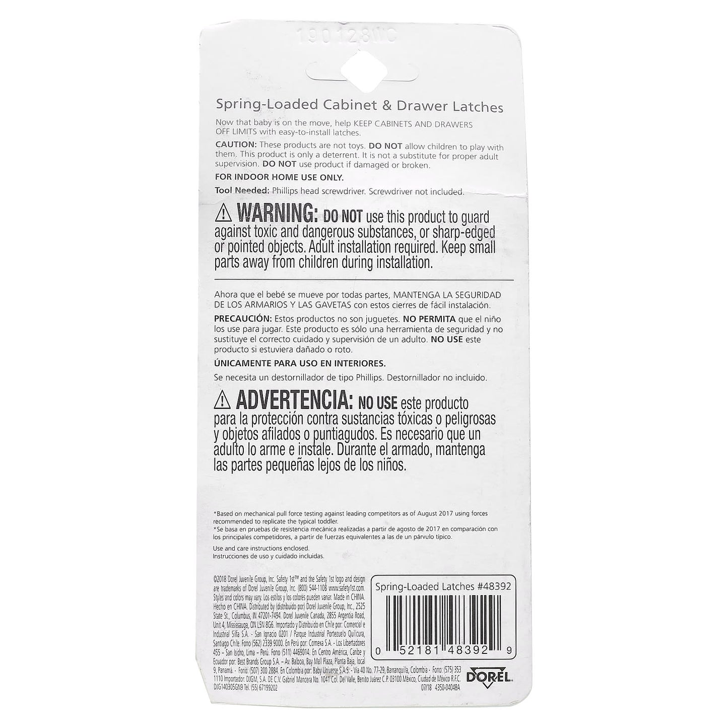 Safety 1st, Spring-Loaded Cabinet & Drawer Latches, 10 Pack - Image 2