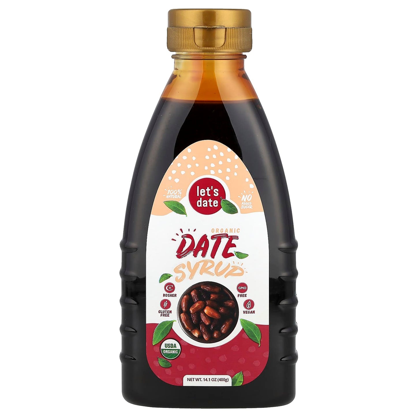 Let's Date, Organic Date Syrup , 14.1 oz (400 g) - Image 1