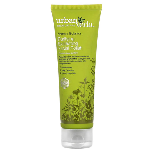 Urban Veda, Purifying Exfoliating Facial Polish, Neem + Botanics, 4.2 fl oz (125 ml) - Image 1