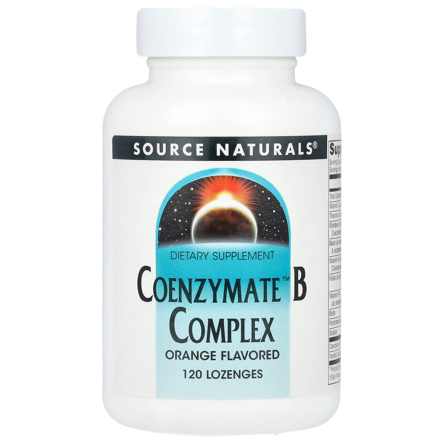 Source Naturals, Coenzymate™ B Complex, Orange , 120 Lozenges - Image 1