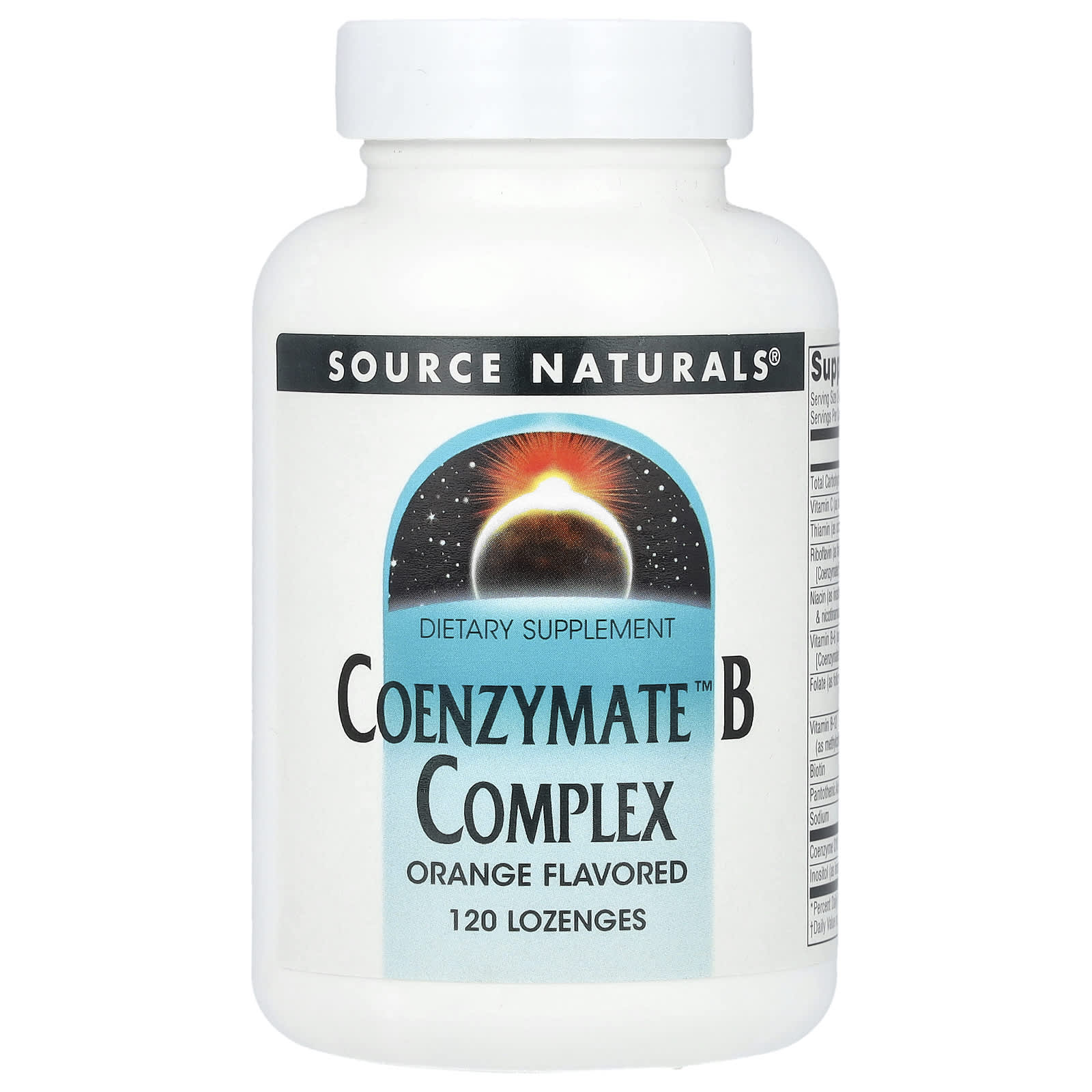 Source Naturals, Coenzymate™ B Complex, Orange , 120 Lozenges - Image 1