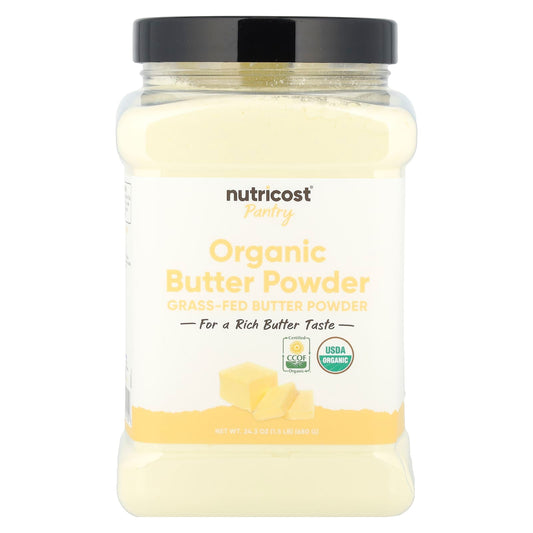 Nutricost, Pantry, Organic Butter Powder, 24.3 oz (680 g) - Image 1
