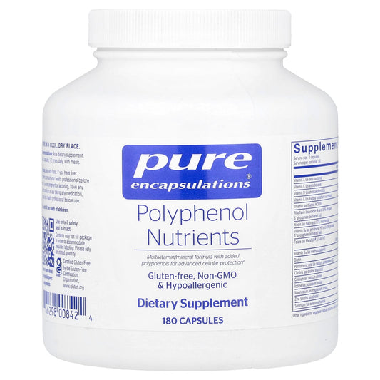 Pure Encapsulations, Polyphenol Nutrients , 180 Capsules - Image 1