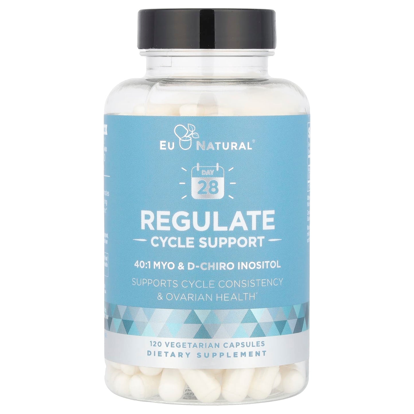 Eu Natural Cycle Support Supplement, 120 Veg Capsules for Menstrual Health - Image 1
