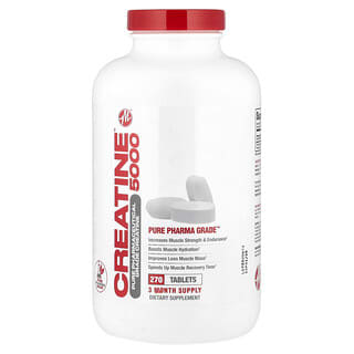 Unlock Peak Performance with Metabolic Nutrition Creatine 5000 Tablets, 270 Coun