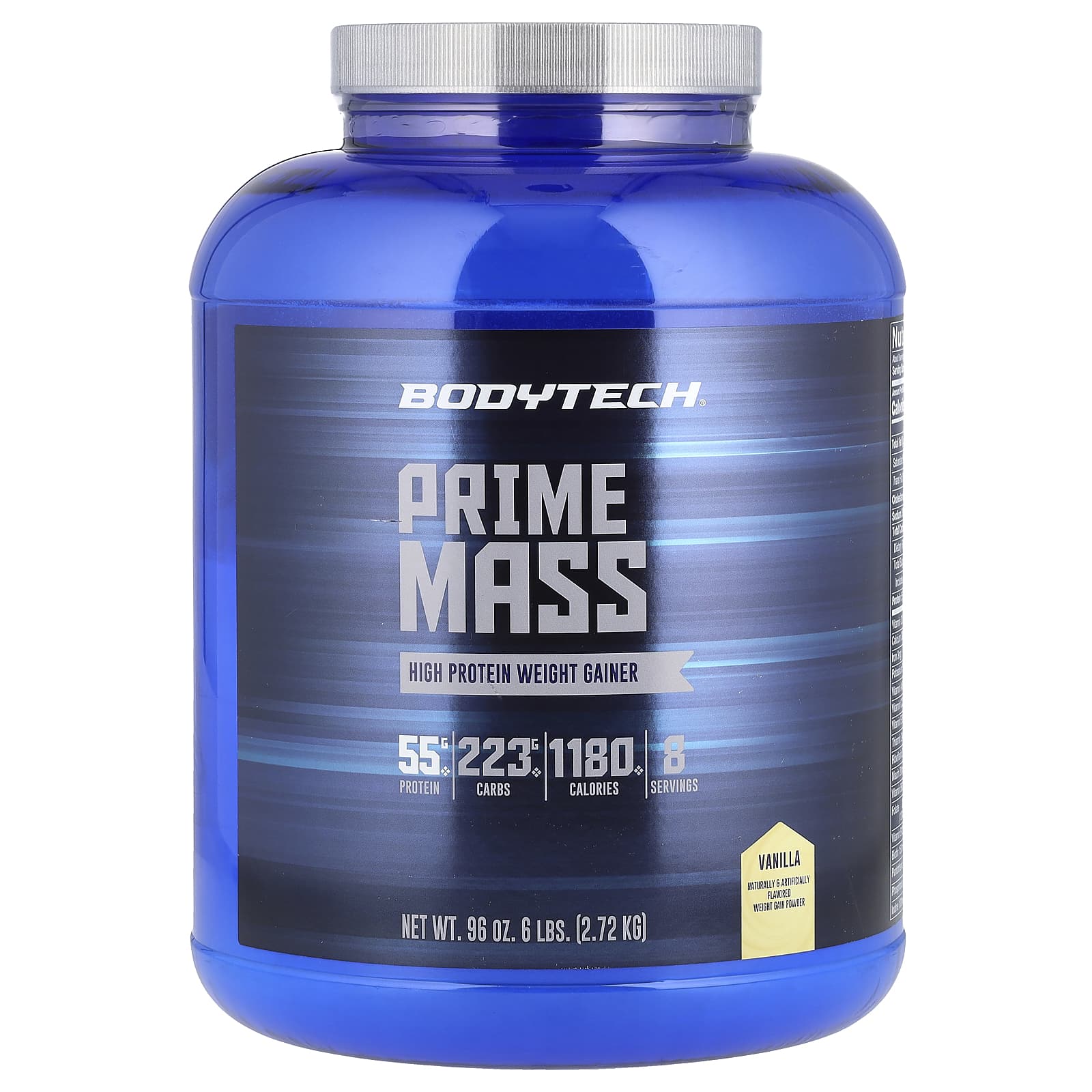 BodyTech Prime Mass Weight Gainer, High Protein Powder, 6 lbs - Image 1
