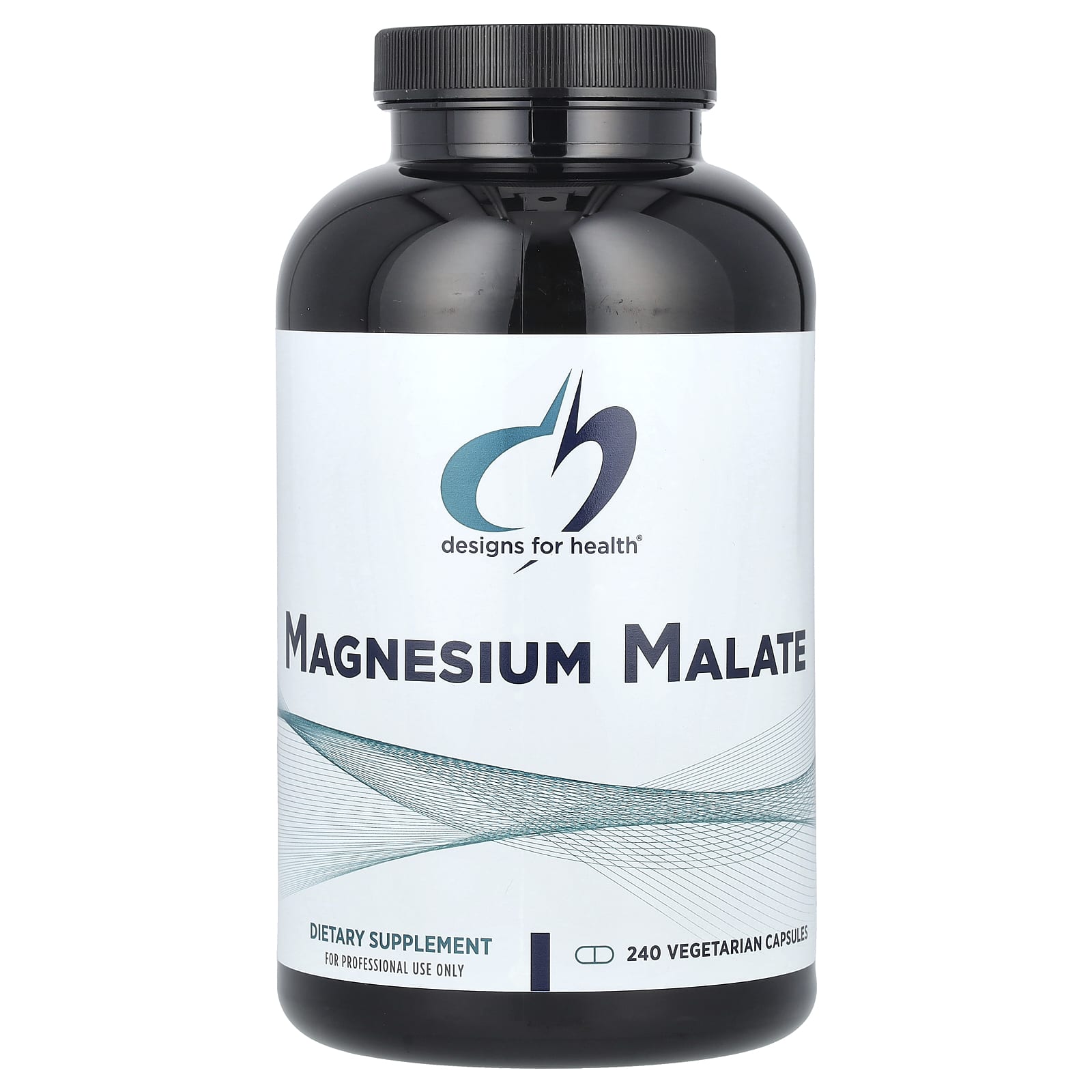 Magnesium Malate Dietary Supplement by Designs For Health - 240 Capsules - Image 1