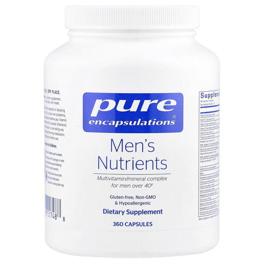 Pure Encapsulations, Men's Nutrients, Multivitamin/Mineral Complex For Men Over 40, 360 Capsules - Image 1