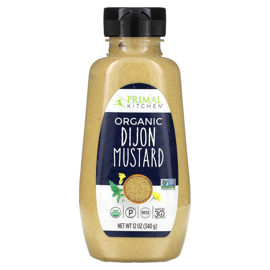 Primal Kitchen, Organic Dijon Mustard, 12 oz (340 g) - Image 1