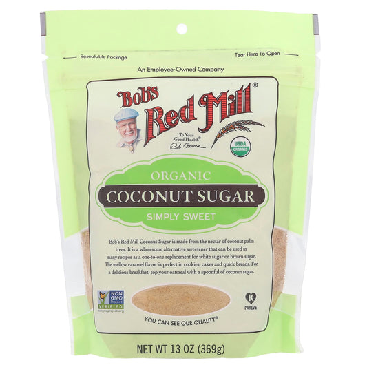 USDA Organic Coconut Sugar by Bob's Red Mill, 13 oz (369 g) - Image 1