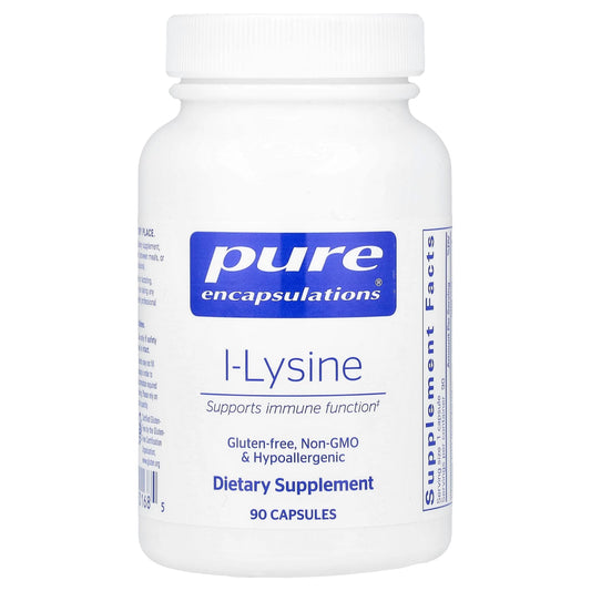 Pure Encapsulations, L-Lysine, 90 Capsules (500 mg per Capsule) - Image 1