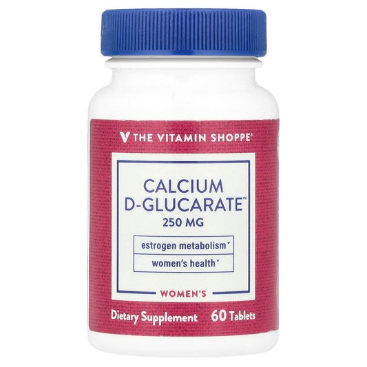 The Vitamin Shoppe, Women's Calcium D-Glucarate™, 250 mg, 60 Tablets - Image 1