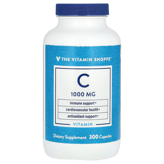 The Vitamin Shoppe, Vitamin C, 1,000 mg, 300 Capsules - Image 1