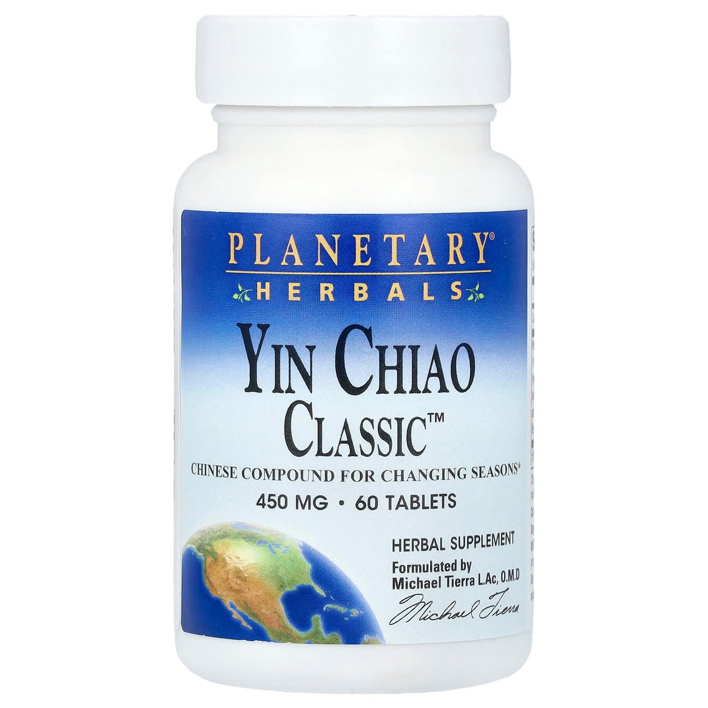 Planetary Herbals, Yin Chiao Classic™, 60 Tablets - Image 1