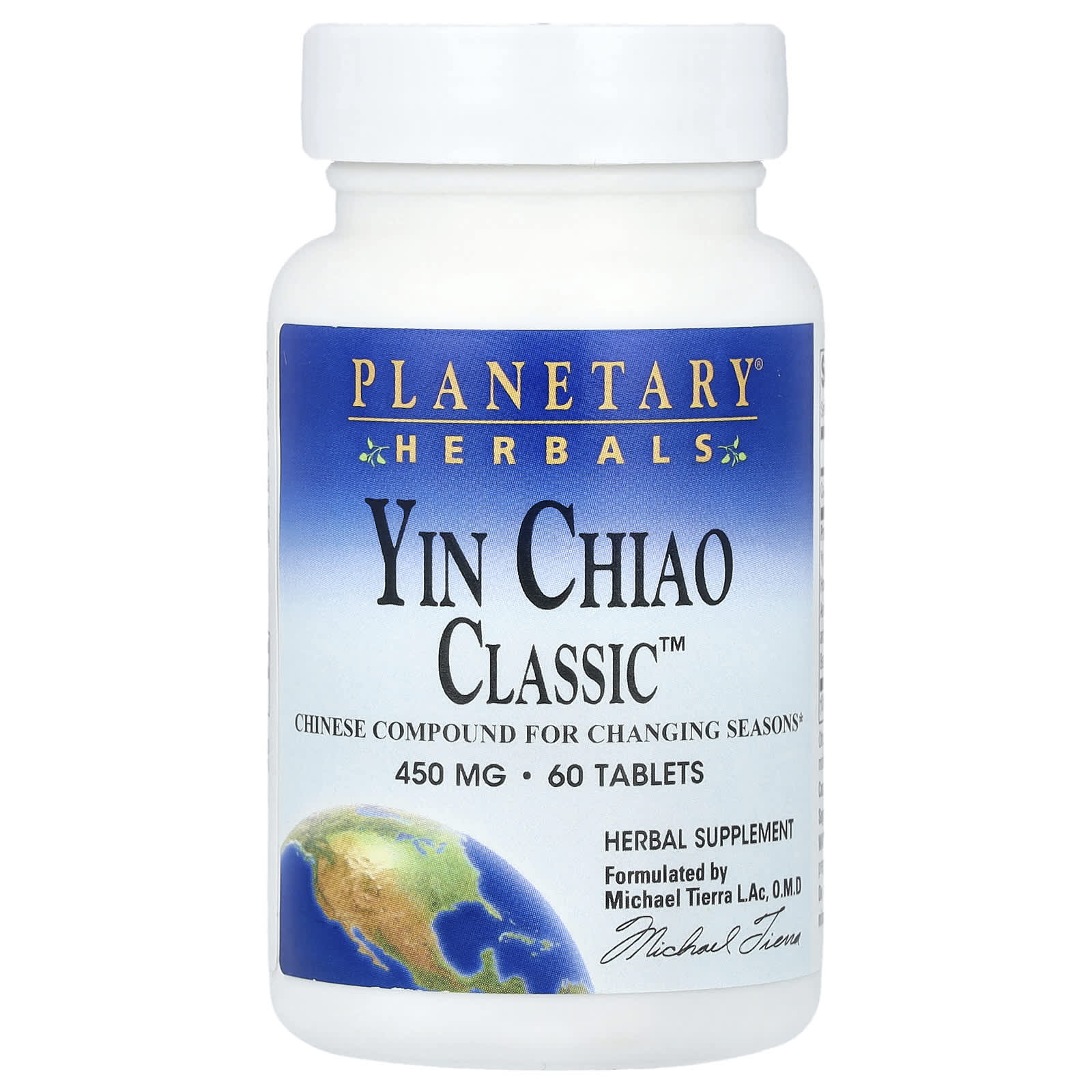 Planetary Herbals, Yin Chiao Classic™, 60 Tablets - Image 1
