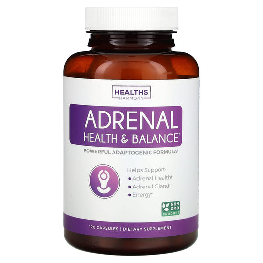 Adrenal Balance & Energy Support, 120 Capsules - Healths Harmony - Image 1