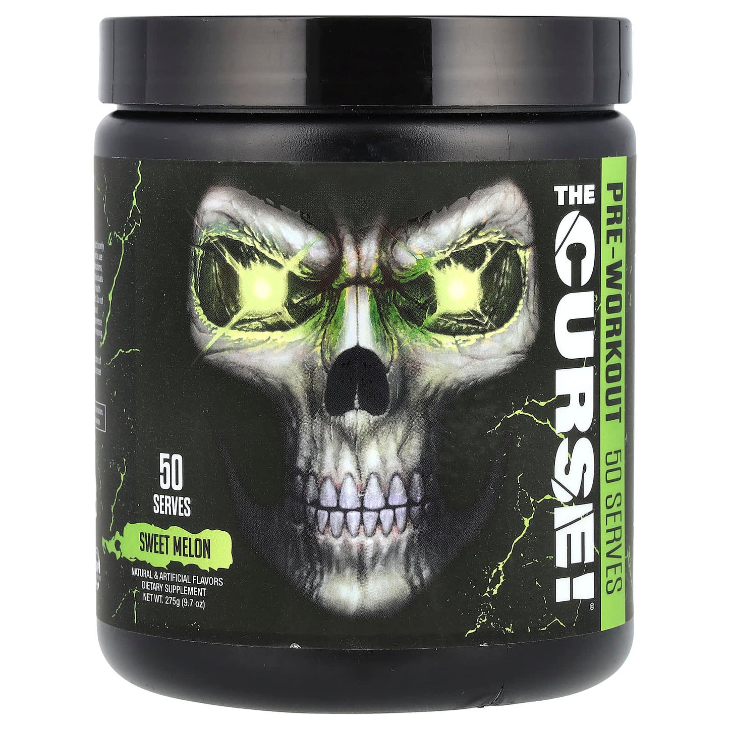 JNX Sports The Curse Sweet Melon Pre-Workout Powder 9.7 oz - Image 1