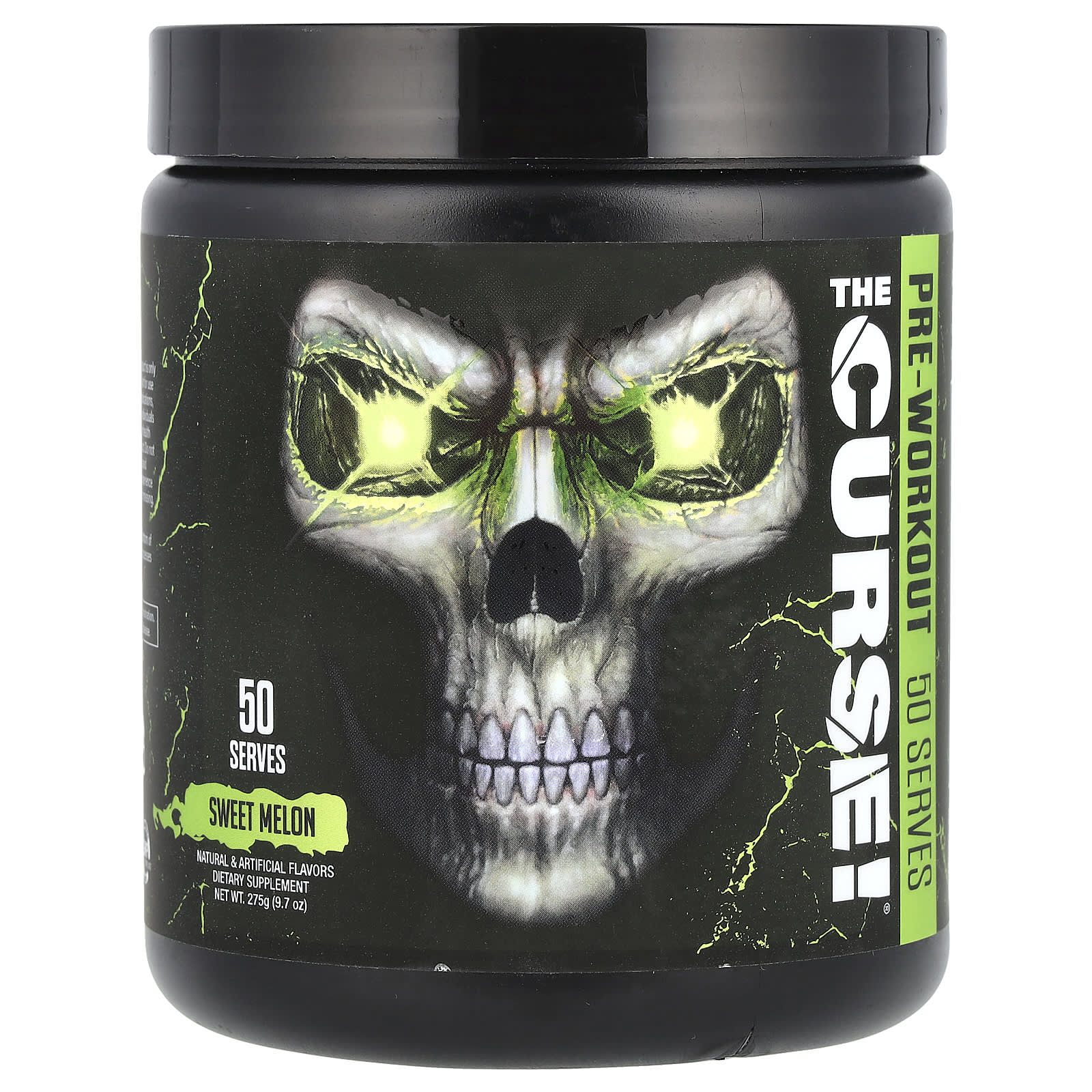 JNX Sports The Curse Sweet Melon Pre-Workout Powder 9.7 oz - Image 1