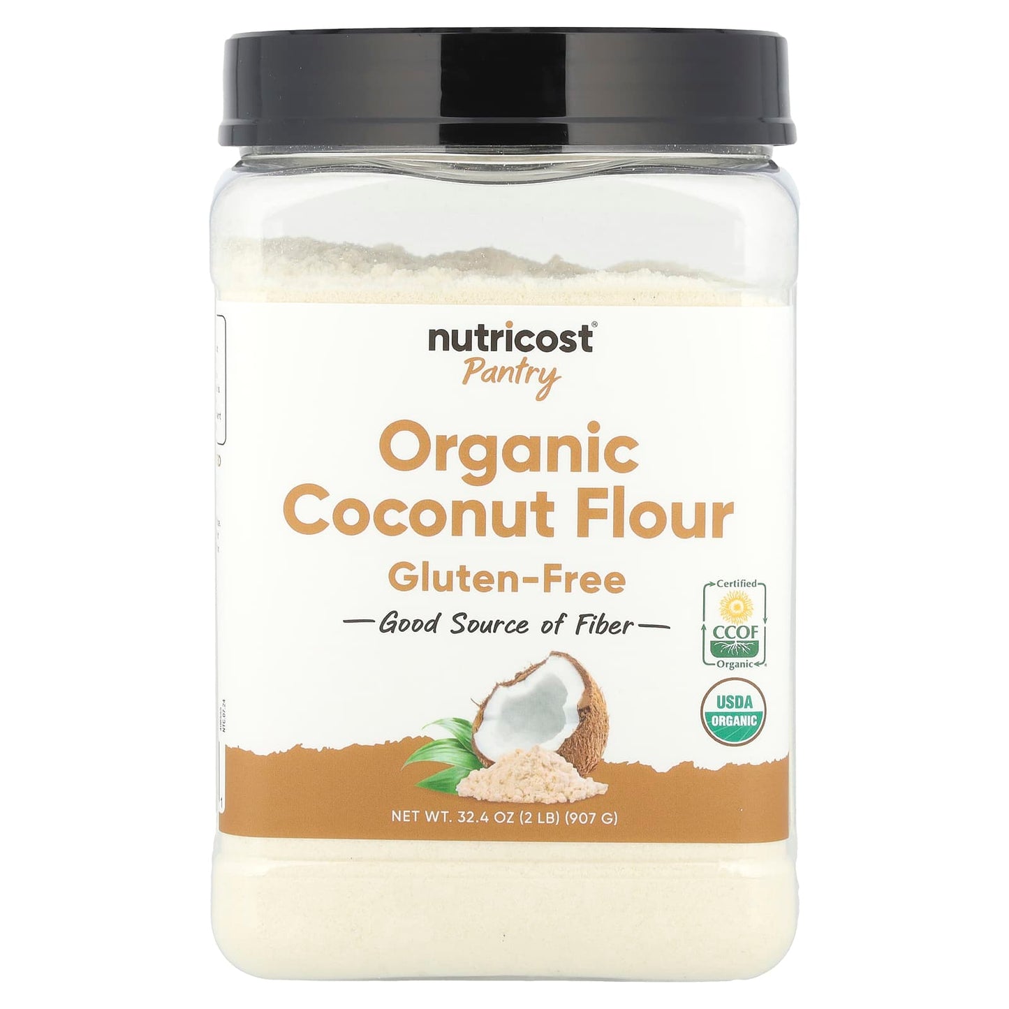 Nutricost, Pantry, Organic Coconut Flour, 32.4 oz (907 g) - Image 1