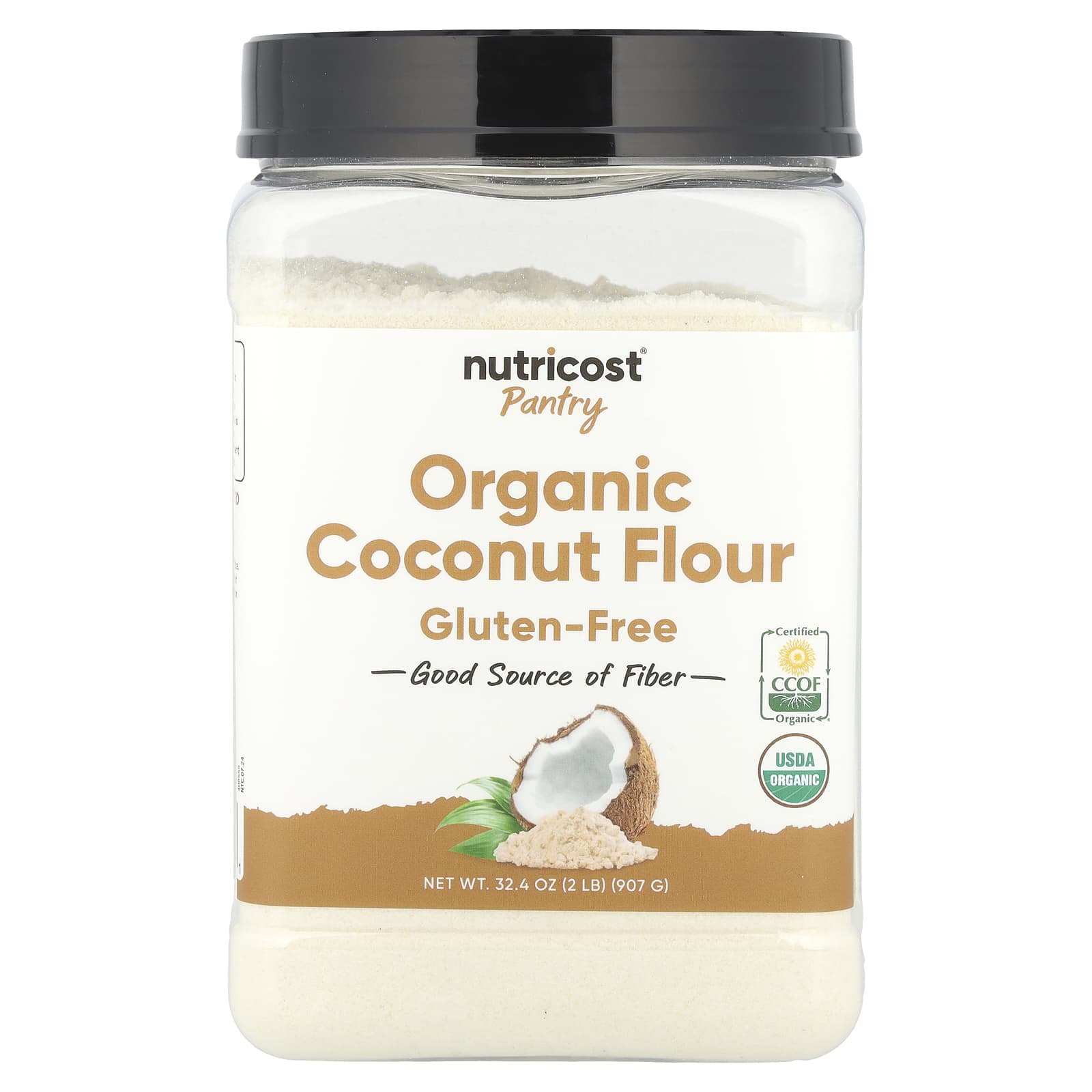 Nutricost, Pantry, Organic Coconut Flour, 32.4 oz (907 g) - Image 1