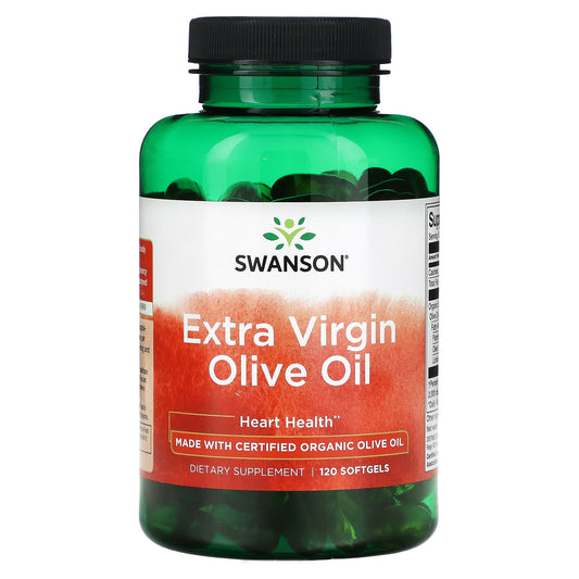 Swanson, Extra Virgin Olive Oil, 120 Softgels - Image 1