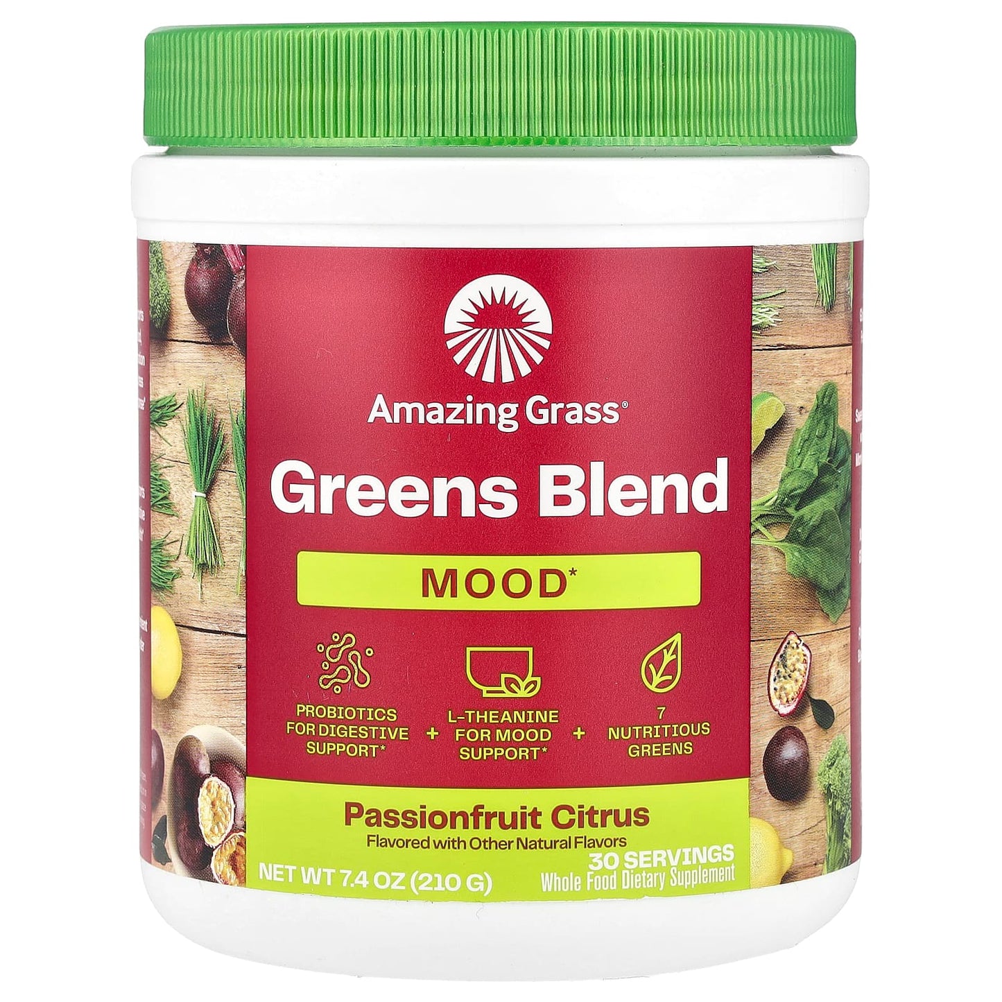 Amazing Grass Mood Support Green Superfood Powder - Image 1