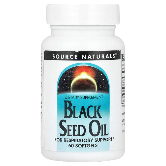 Source Naturals, Black Seed Oil, 60 Softgels - Image 1