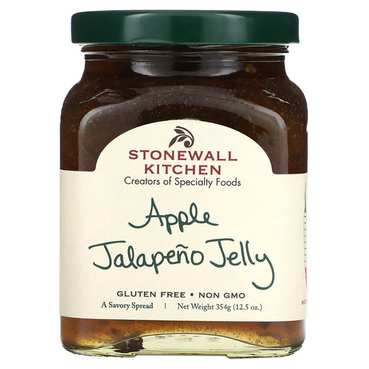 Stonewall Kitchen, Apple Jalapeno Jelly, Medium , 12.5 oz (354 g) - Image 1