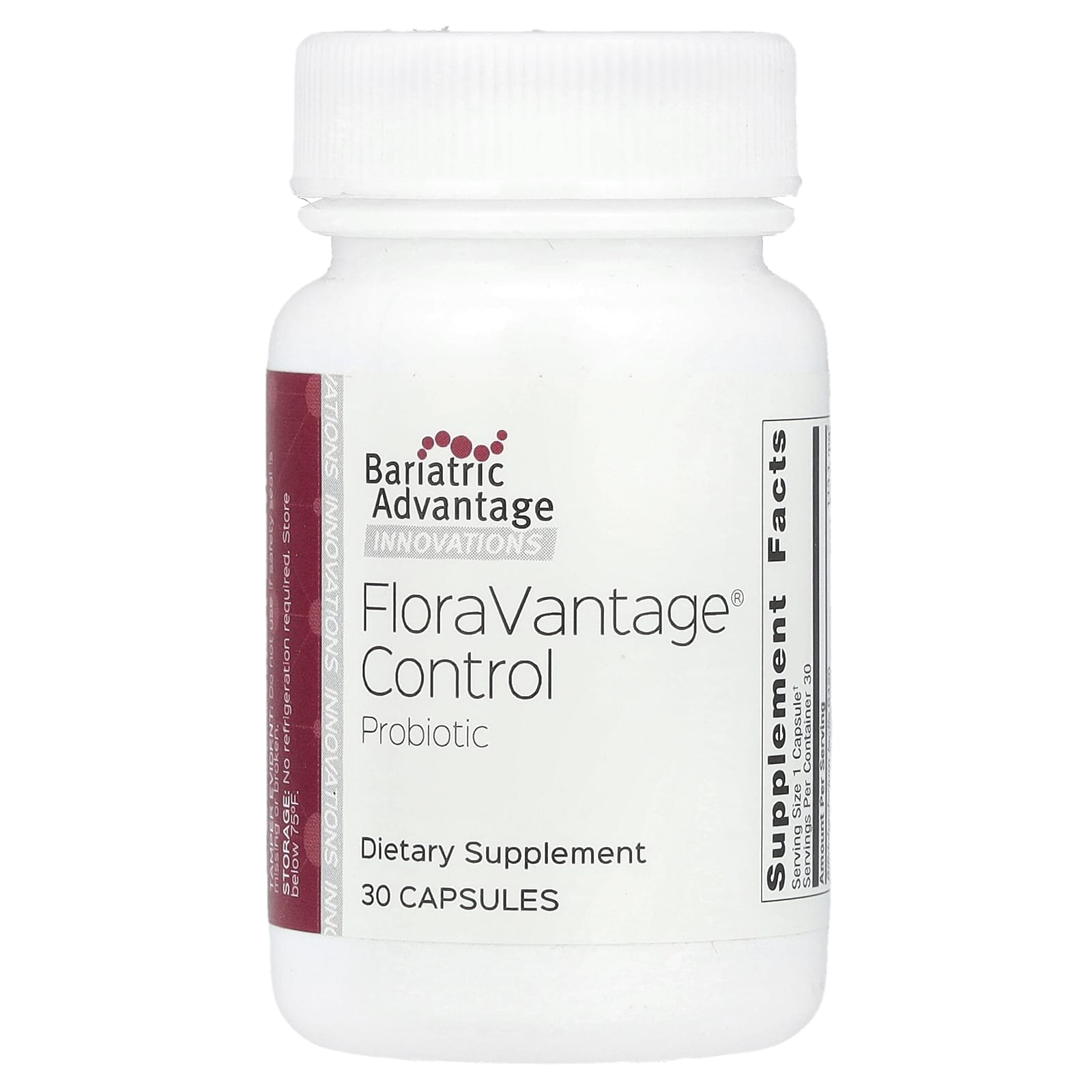 Bariatric Weight Control Probiotic 10 Billion CFU - 30 Capsules - Image 1