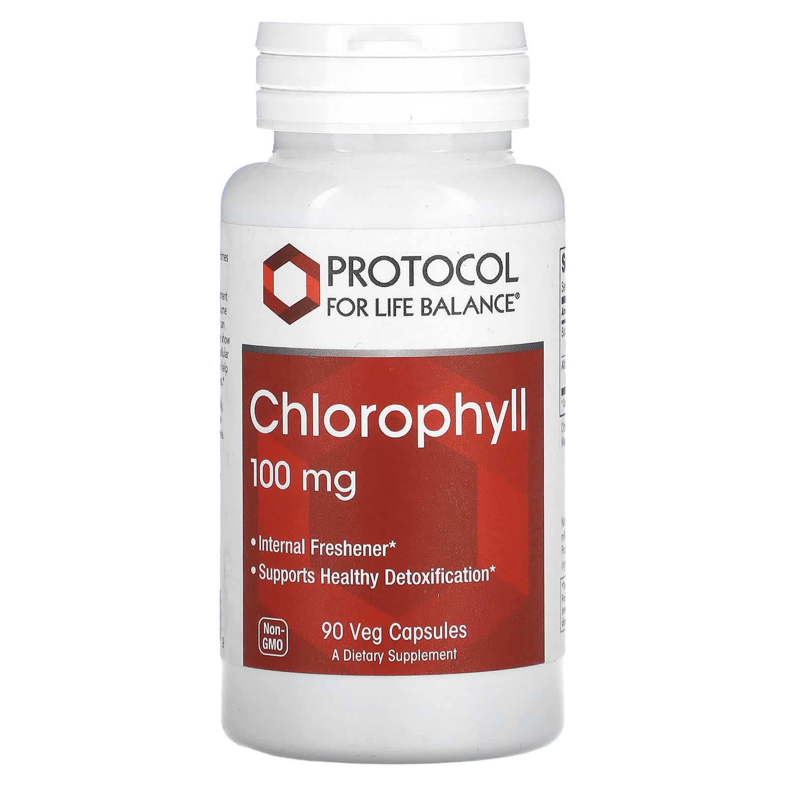 Protocol for Life Balance, Chlorophyll, 100 mg, 90 Veg Capsules - Image 1