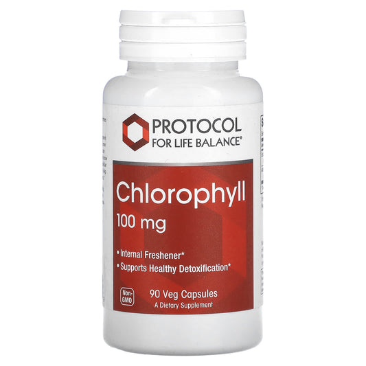 Protocol for Life Balance, Chlorophyll, 100 mg, 90 Veg Capsules - Image 1