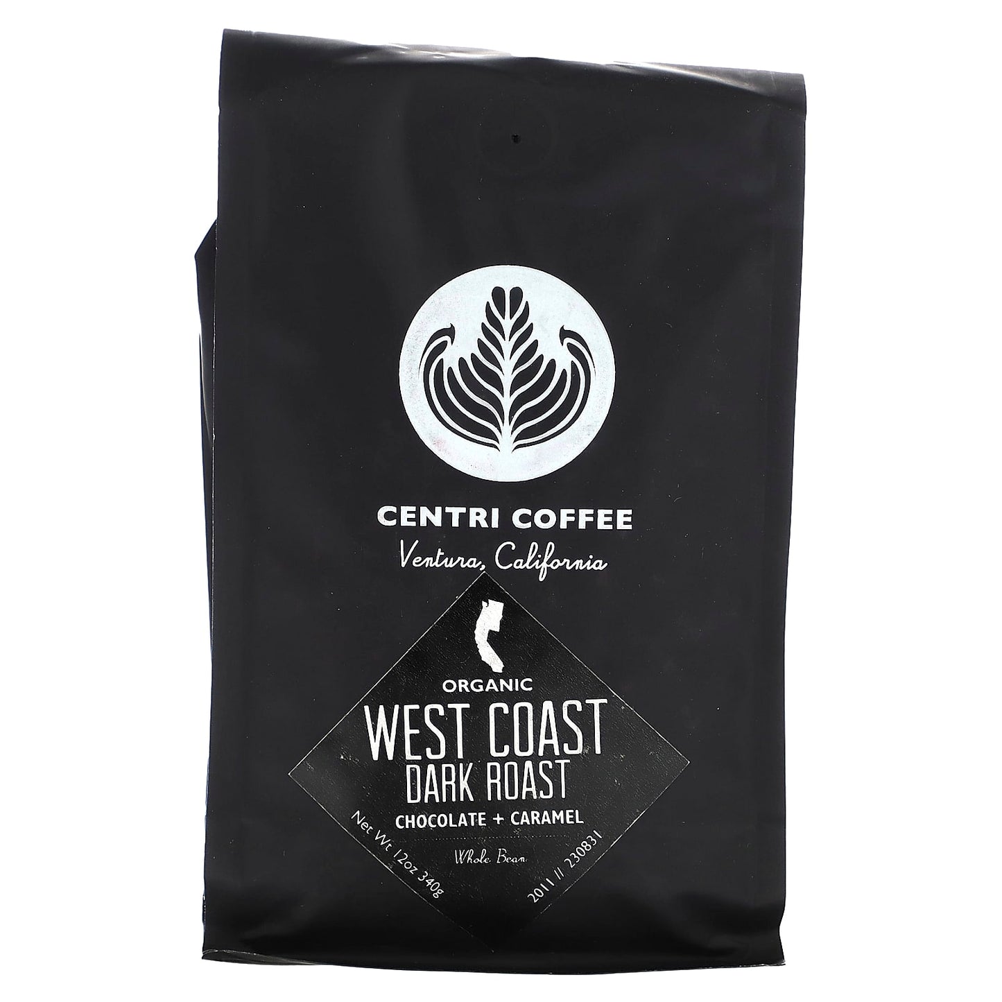 West Coast Dark Roast Whole Bean Coffee by Centri Coffee - Image 1