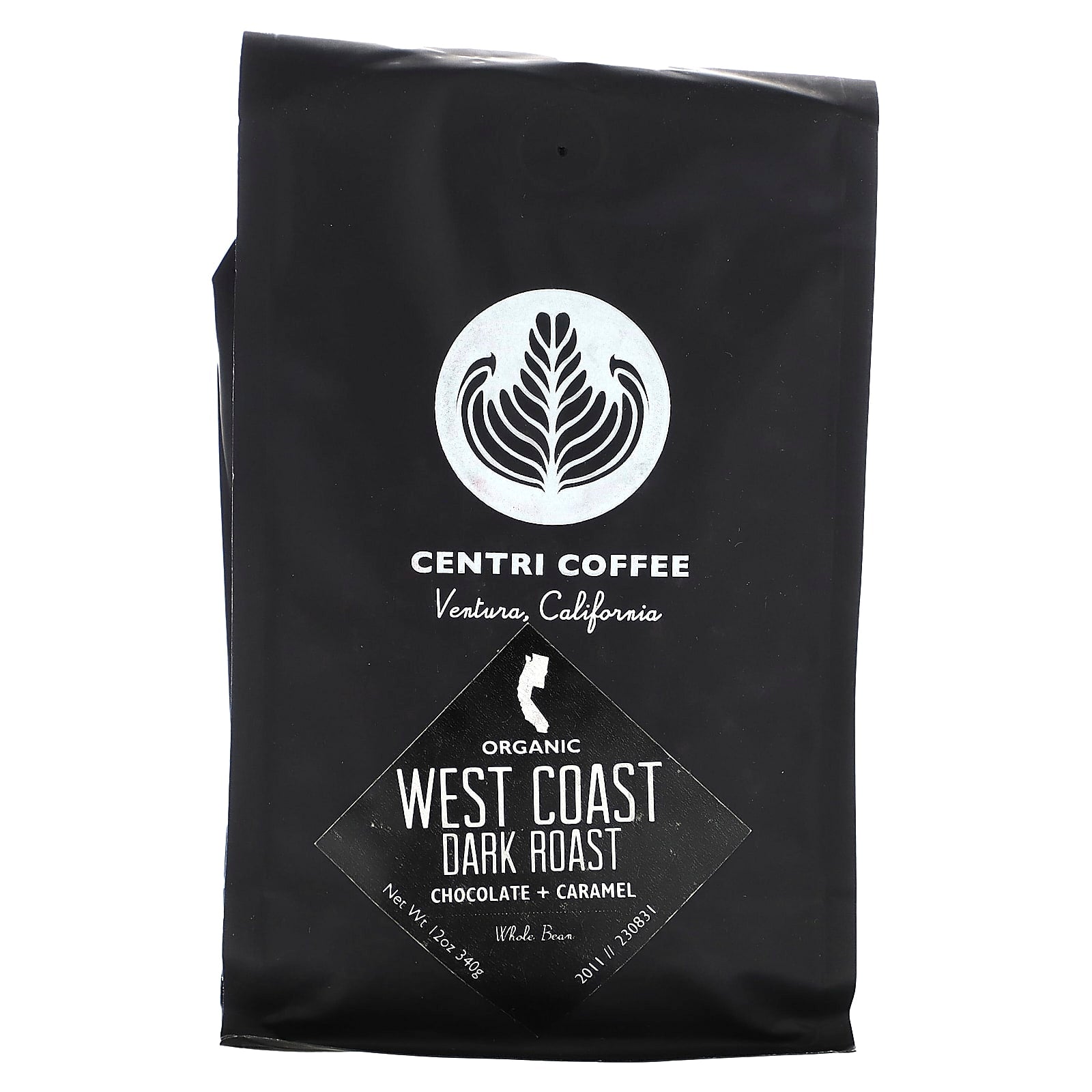 West Coast Dark Roast Whole Bean Coffee by Centri Coffee - Image 1