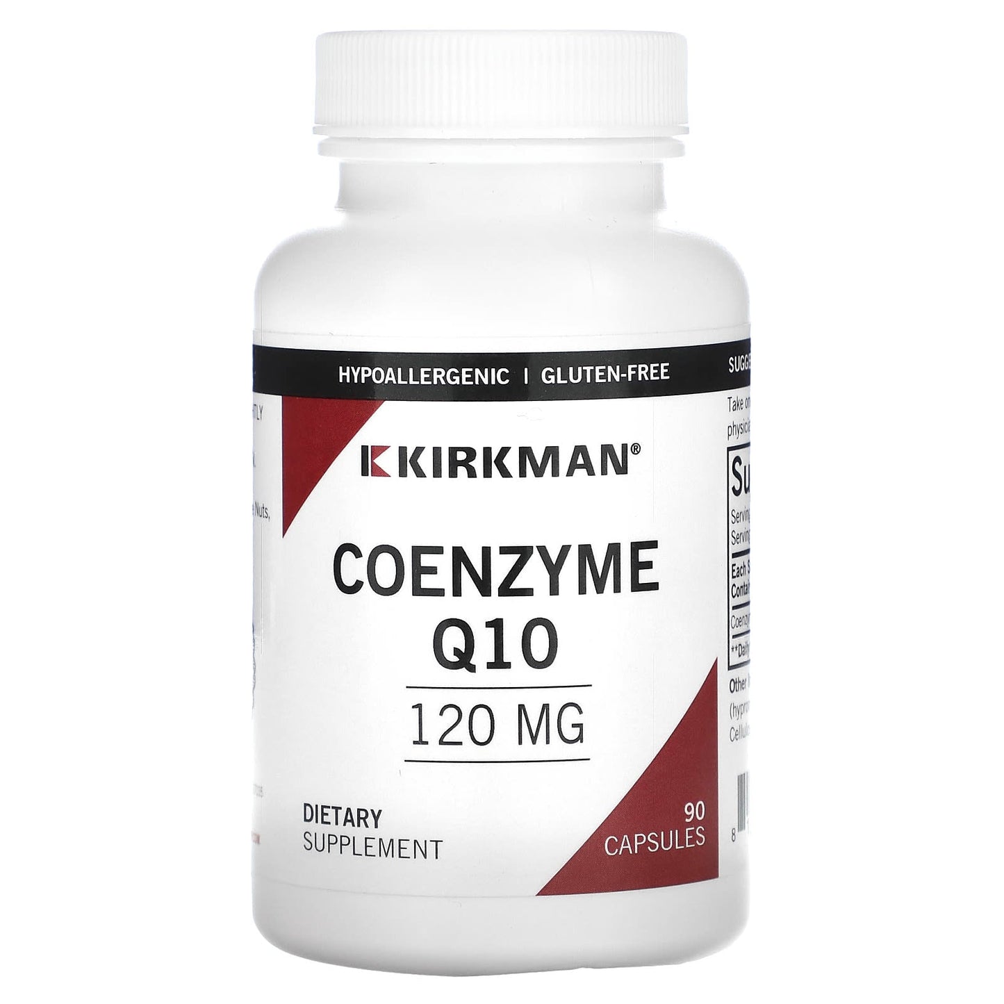 Kirkman Labs, Coenzyme Q10 , 120 mg , 90 Capsules - Image 1