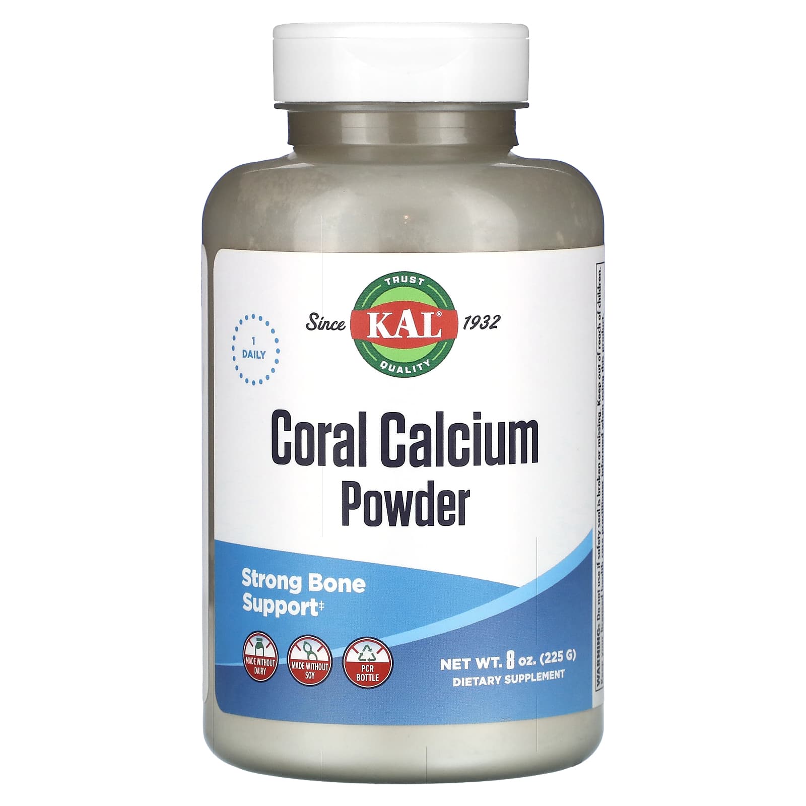 KAL, Coral Calcium Powder, 8 oz (225 g) - Image 1