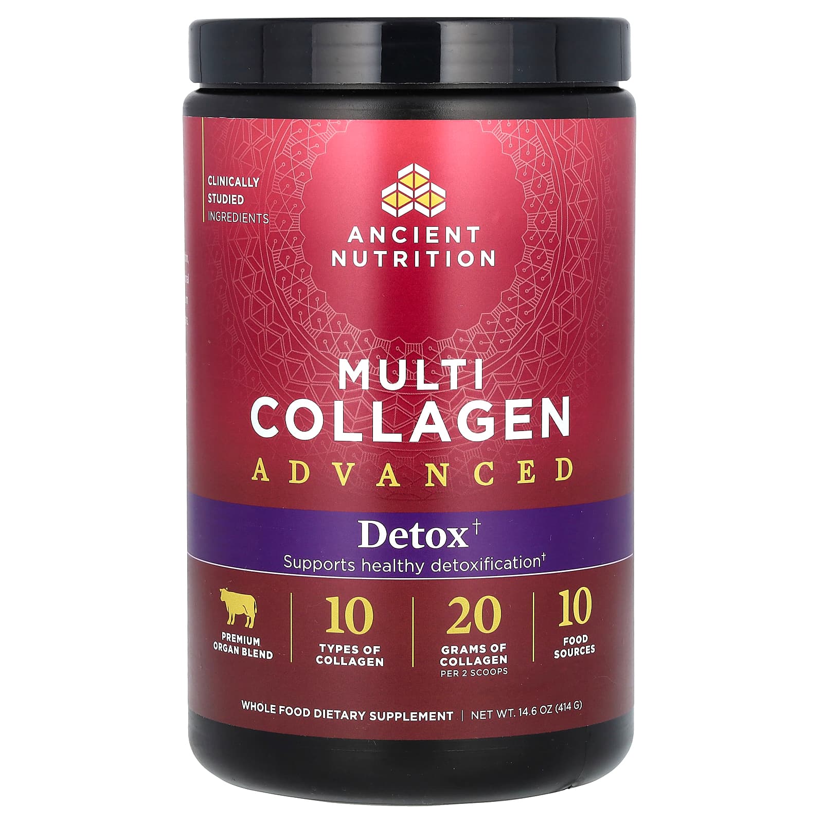 Collagen Detox &amp; Liver Support by Ancient Nutrition - Image 1