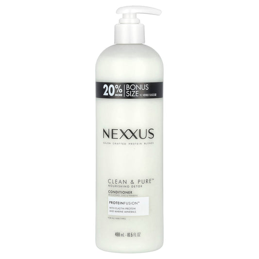 Nexxus, Clean & Pure™, Nourishing Detox Conditioner, All Hair Types, 16.5 fl oz (488 ml) - Image 1